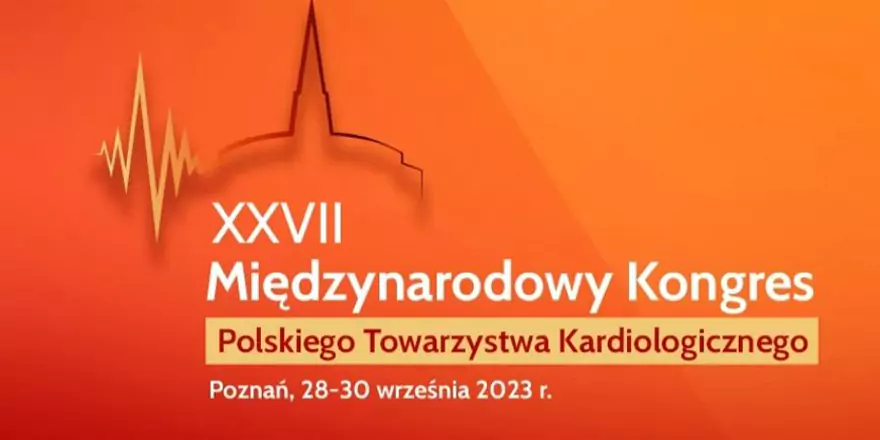 Baner reklamowy XXVII Międzynarodowy Kongres Polskiego Towarzystwa Kardiologicznego