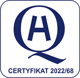 logotyp wskazujący na certyfikat jakości